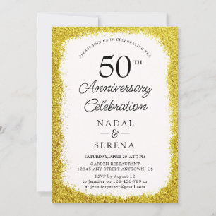 Invitation 50e anniversaire du Mariage