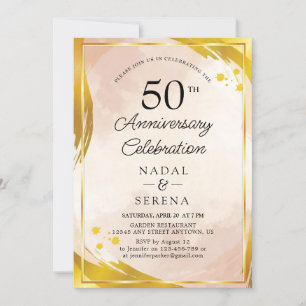Invitation 50e anniversaire du Mariage