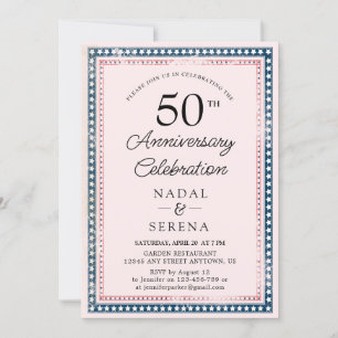 Invitation 50e anniversaire du Mariage