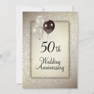 Invitation 50e anniversaire du Mariage