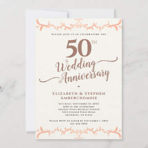 Invitation 50e anniversaire du Mariage de la Pêche