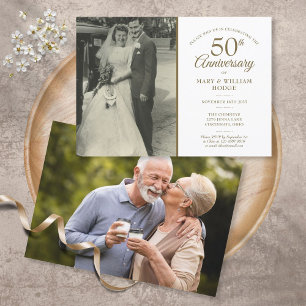Invitation 50e anniversaire du Mariage d'or 2 Photo