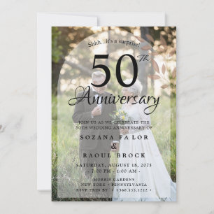 Invitation 50e anniversaire du Mariage photo