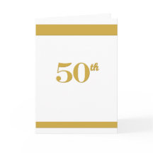 50e anniversaire/Invitations d'anniversaire