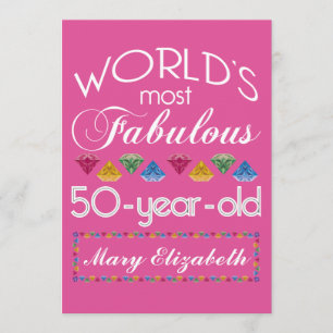 Invitation 50e anniversaire Les plus fabuleuses Gems frambois