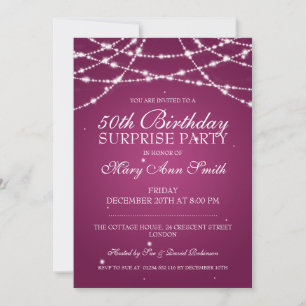 Invitation 50e cérémonie surprise Anniversaire de la chaîne S