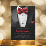 Invitation 50e événement d'anniversaire Black and Red Tuxedo<br><div class="desc">Célébrez dans le style avec cette Invitation d'anniversaire Black and Red Tuxedo, exubérant élégance et sophistication. L'élégant arrière - plan noir et les accents donnent le ton à une affaire luxueuse, parfaite pour une célébration marquante. Avec son design raffiné d'inspiration tuxedo, cette invitation capte l'essence d'une soirée classe remplie de...</div>