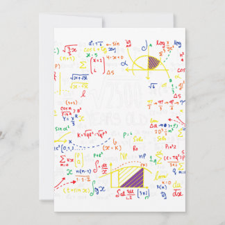 Invitation 50ème Anniversaire Racine Carré De 2500 50 Ans Mat