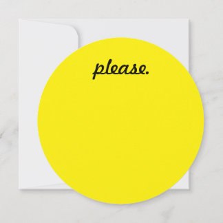 Invitation 5,25 x 5,25 Cercle d'invitation