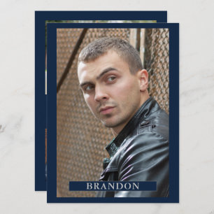 Invitation 5 Modèle Photo Actor Model Pro 5.5x7.5