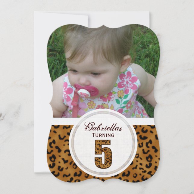 Invitation 5e anniversaire du Leopard : Image:Invitation de l (Devant)