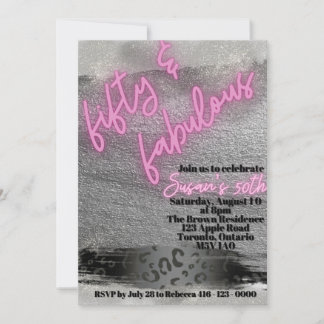 Invitation 5O et Fabuous