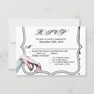 Invitation 5x3.5 R.S.V.P Card lgbtq rainbow flag gay lesbian