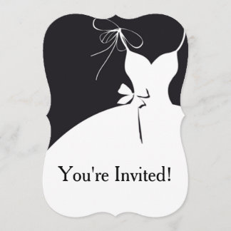 Invitation 5x7 Bracket d'invitation de douche nuptiale