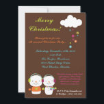 Invitation 5x7 Moderne Snowman Flak Christmas Party Invitatio<br><div class="desc">Cette invitation de Noël Snowflake chic et branché 5x7 de taille moderne est à la fois branchée et chic. Il est imprimé sur du papier de 110 livres mat, lisse, vibrant et mat. Contient 50 % de contenu recyclé. Parfait pour vos invitations et annonces d'événements les plus formelles. Elles sont...</div>