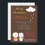 Invitation 5x7 Moderne Snowman Flak Christmas Party Invitatio<br><div class="desc">Cette invitation de Noël Snowflake chic et branché 5x7 de taille moderne est à la fois branchée et chic. Il est imprimé sur du papier de 110 livres mat, lisse, vibrant et mat. Contient 50 % de contenu recyclé. Parfait pour vos invitations et annonces d'événements les plus formelles. Elles sont...</div>
