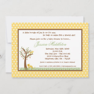 Invitation 5x7 Neutra Baby Tiger & Maman Baby shower Invitati