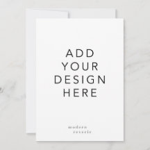 Invitation 5x7 pouces