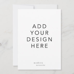 Invitation 5x7 pouces