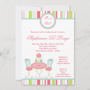 Invitation 5x7 tendance Chic Sweet Treat Baby shower Invitati