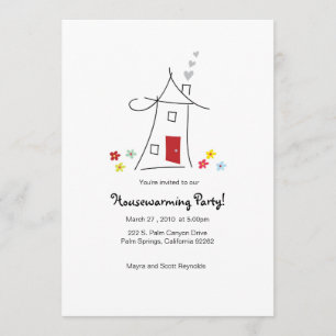 Invitation 5x7 Whimsical House