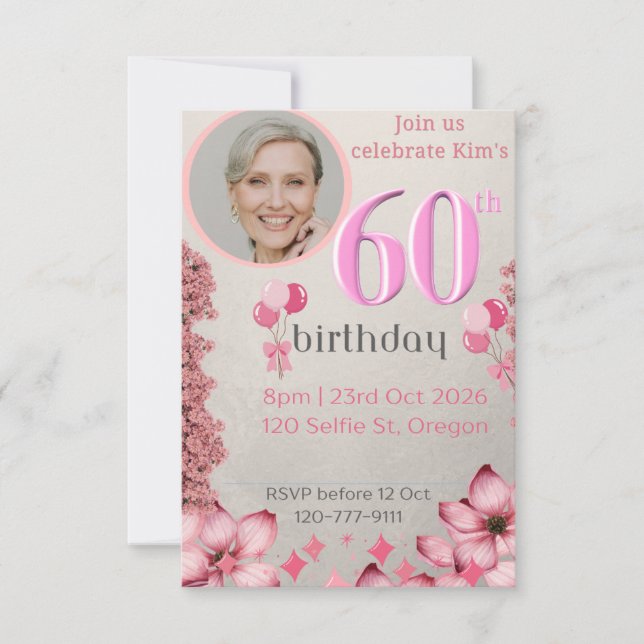 Invitation 60e anniversaire (Devant)