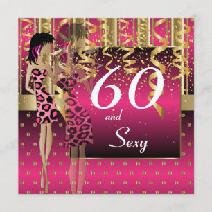 Invitation 60e anniversaire Bash Party