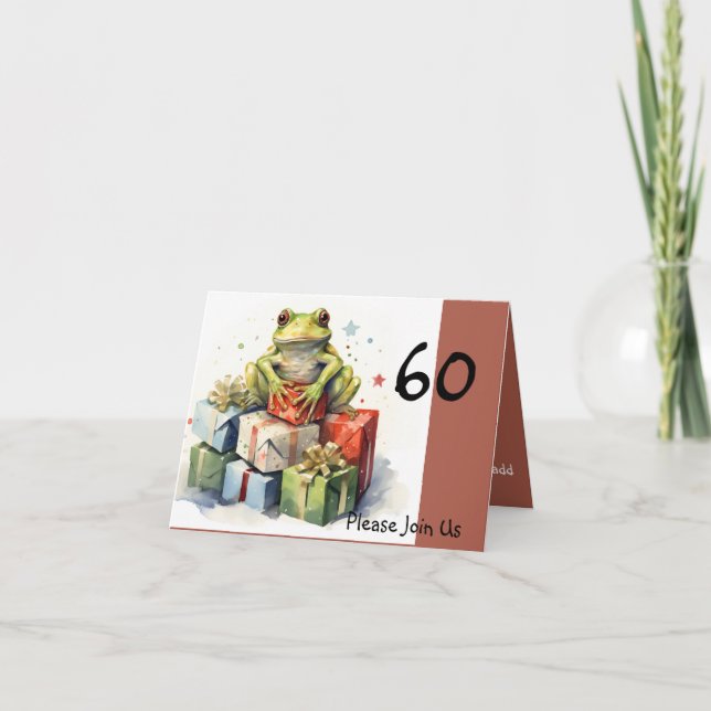 Invitation 60e anniversaire de la Grenouille (Devant)
