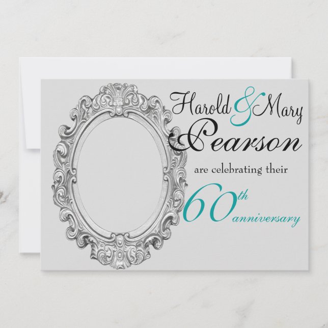 Invitation 60e anniversaire de mariage (Devant)