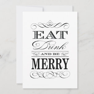 Invitation 60e anniversaire Dîner fête manger boire et être j