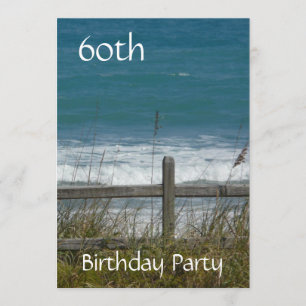 Invitation 60e anniversaire - Océan/Homme