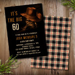 Invitation 60e anniversaire Rustic Cowboy Casquette et Bottes<br><div class="desc">Cette conception comprend une paire de bottes en cuir cowboy avec casquette et vos informations personnalisées sur l'invitation de fête du 60e anniversaire ci-dessous. Personnalisez en modifiant le texte ou en supprimant le texte dans les zones de texte #fête #invitations #invitations #60anniversaire #anniversaire #fête de naissance #60ème #invitations de fête...</div>