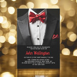 Invitation 60e événement d'anniversaire Black and Red Tuxedo<br><div class="desc">Célébrez dans le style avec cette Invitation d'anniversaire Black and Red Tuxedo, exubérant élégance et sophistication. L'élégant arrière - plan noir et les accents donnent le ton à une affaire luxueuse, parfaite pour une célébration marquante. Avec son design raffiné d'inspiration tuxedo, cette invitation capte l'essence d'une soirée classe remplie de...</div>