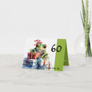 Invitation 60e Fête de la grenouille Anniversaire casquette r