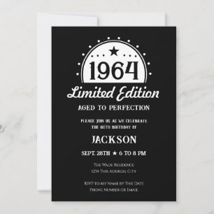 Invitation 60th Birthday Limited Edition
