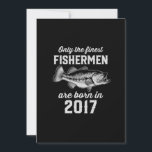 Invitation 6 Year Old Fisherman Fishing 2017 6th Birthday<br><div class="desc">6 Year Old Fisherman Fishing 2017 6th Birthday</div>