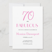 70 ans et Fabuleux 70e anniversaire 