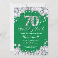 70e anniversaire Bash Green et Silver Diamond