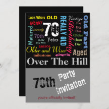 70e anniversaire heureux en style Graffiti