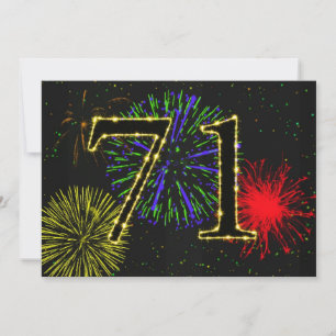 Invitation 71e anniversaire invitez