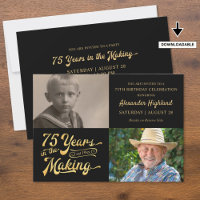 75e anniversaire 75 ans dans la fabrication de l'o