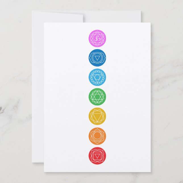 Invitation 7 chakras (Devant)