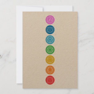 Invitation 7 chakras