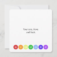 7 chakras principaux en cercle