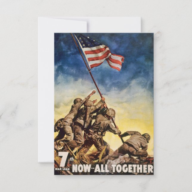 Invitation 7ème Emprunt de Guerre Maintenant Tous Ensemble (Devant)