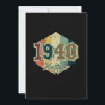 Invitation 80 e Birthday Celebration Poison 1940<br><div class="desc">Born en 1940 ? Celebrate your Birthday with this awesome design.Our "80 th Birthday Celebration Gift 1940 Vintage Retro Party Birth Anniversary" is the perfect artwork for Men And Women oms are born in 1940. Great idea for Birthdays,  Anniversary,  et Christmas Day.</div>