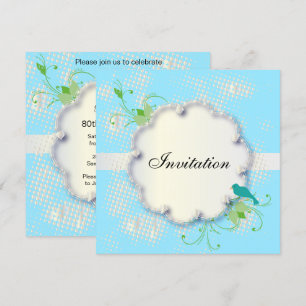 Invitation 80e anniversaire Texte DO-IT-YOURSELF