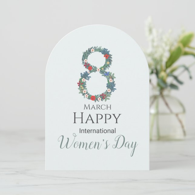 Invitation 8 mars Journée internationale des femmes (Debout devant)