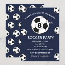 8e anniversaire Fête Football Blue Boys Sports