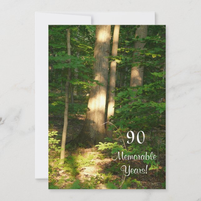 Invitation 90 Ans/Hommes célèbres (Devant)